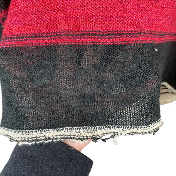 Free People Block of Stripes Pullover Knit Sweater Size XS Chunky Striped - Picture 5 of 8